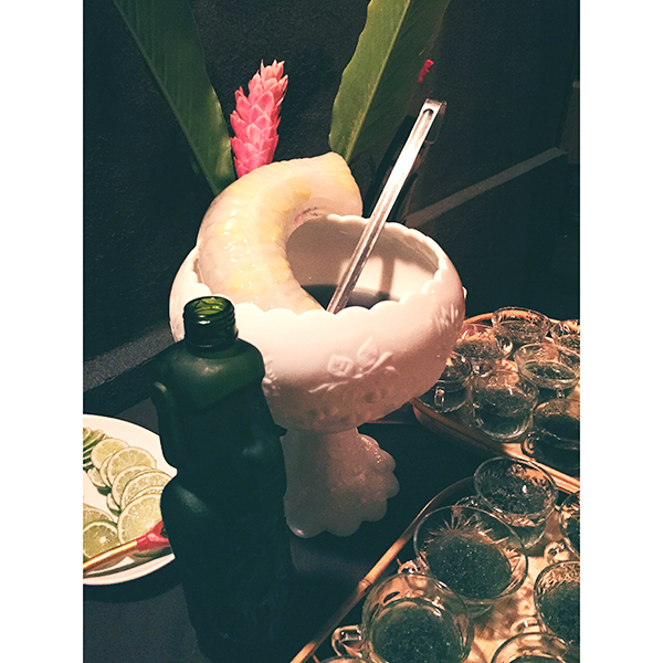Monday Booze News Tiki Blue Drinks // stirandstrain.com