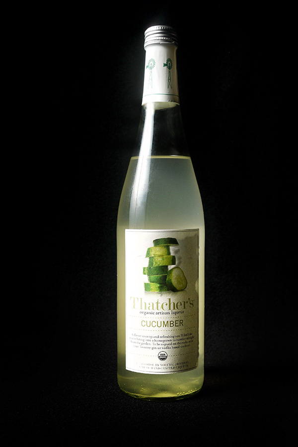 Cucumber Seas Cocktail with Thatcher's Organic Cucumber Liqueur // stirandstrain.com