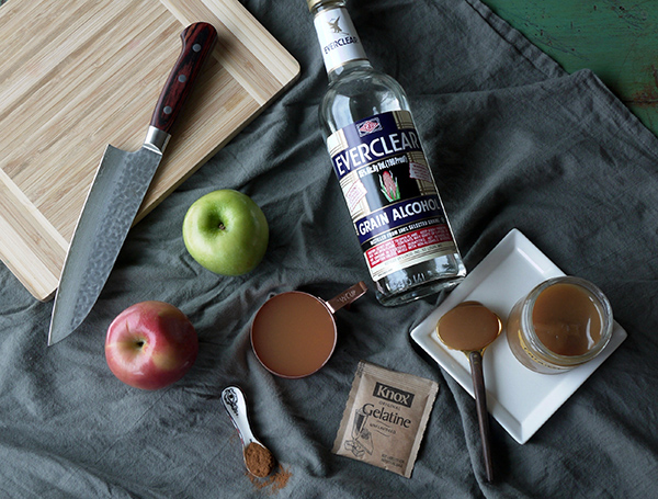 Caramel Apple Jellies with Everclear // stirandstrain.com