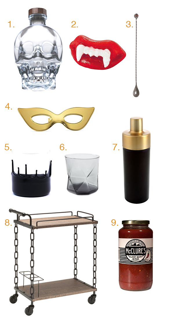 Gift Guide: The Halloween Bar Cart 2016 Edition // stirandstrain.com