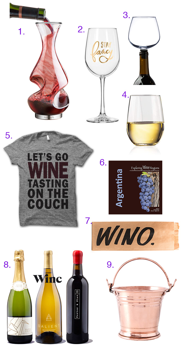 Holiday Gift Guide: Wine Lovaaaahhhhh!!!! // stirandstrain.com
